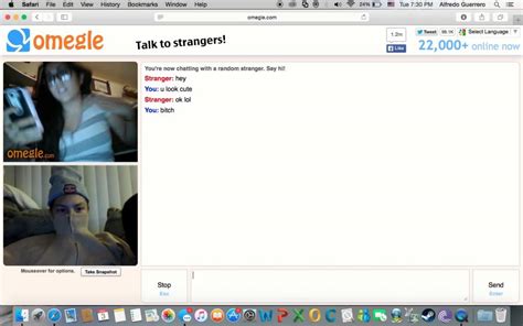 naked in omegle